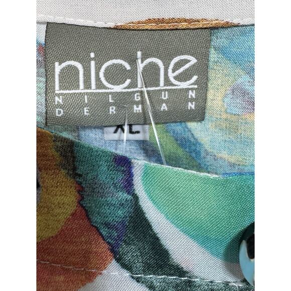 NICHE Nilgun Derman NWT Paloma Poppies Size XL Artsy Colorful - Picture 4 of 9